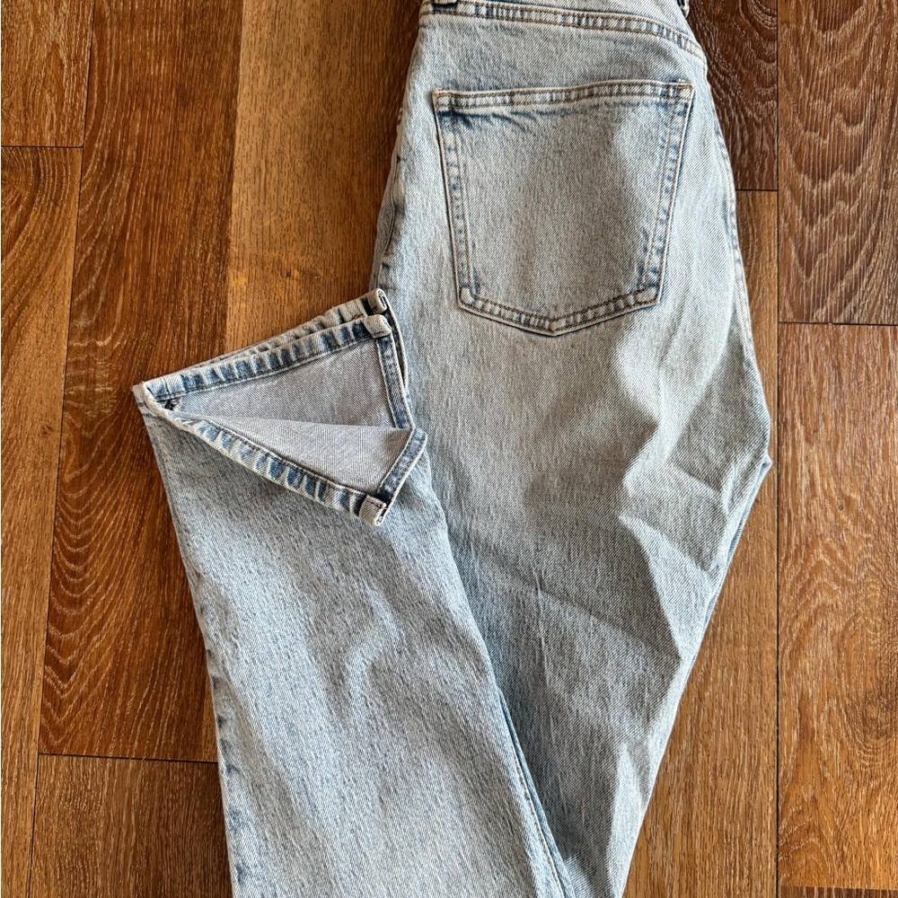 Zara Faded Blue Denim Jeans